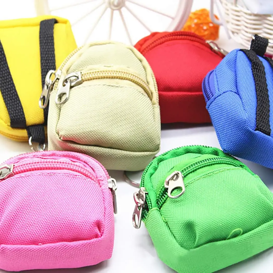 FuninCrea Portafoglio Donna Piccolo Sottile Porta Carte di Credito Donna con Ciondolo con Nappe e Portachiavi, Ecopelle Portamonete Donne Portafoglio carte con 4 Scomparti per Donne Ragazza, Blu