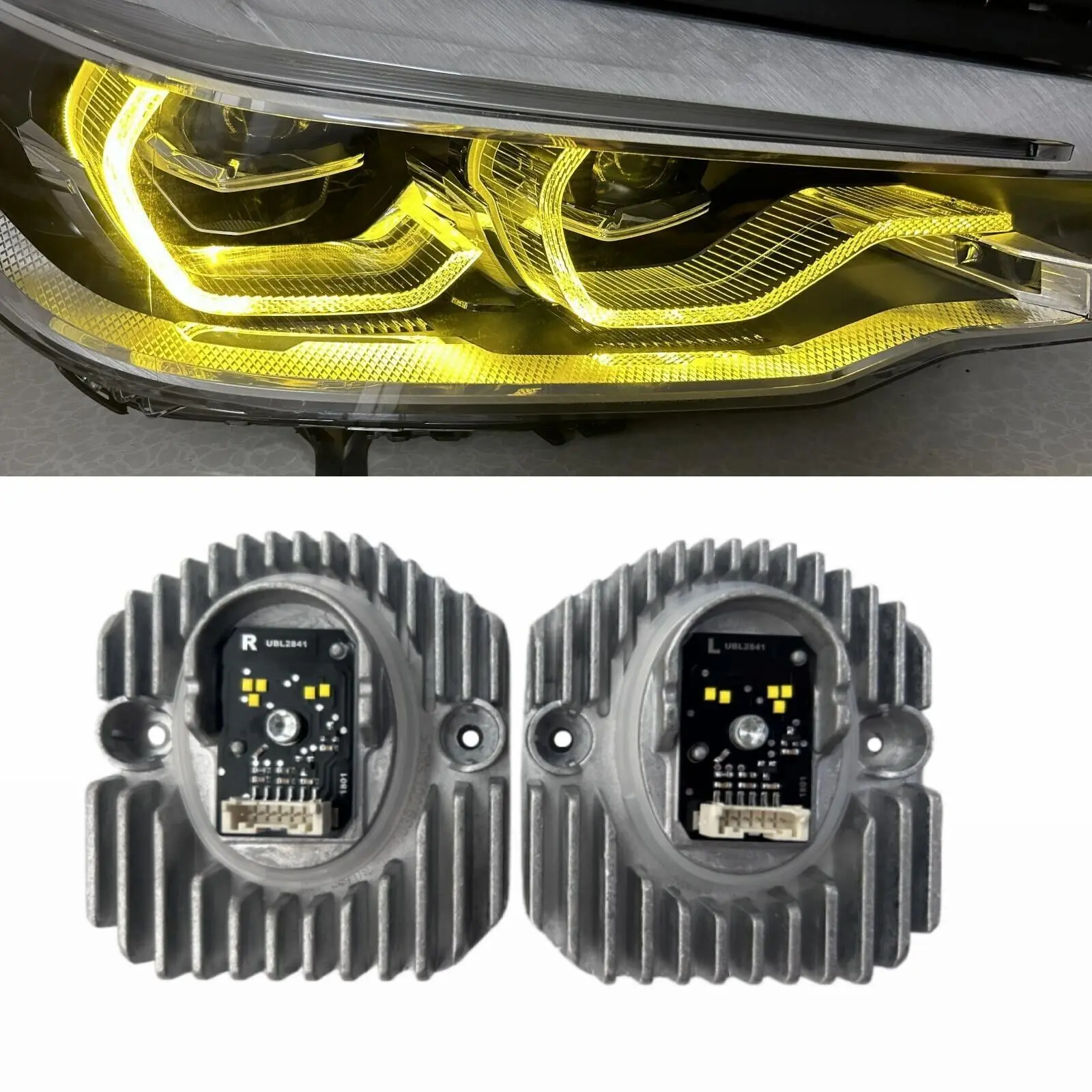 

New For BMW 5 Series M5 F90 DRL Multicolor LED Boards G30 G31 G38 6' G32 GT Blue Yellow DRL Daytime Running Lights Upgrade