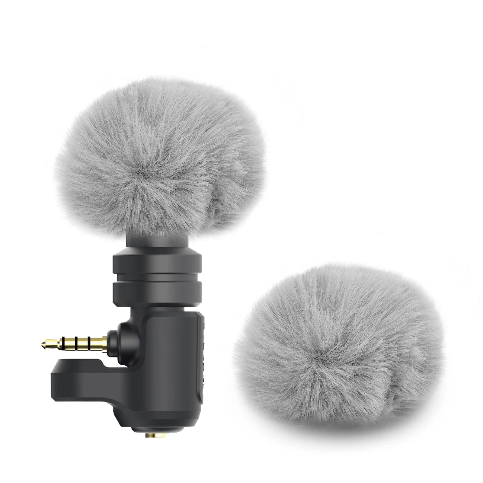 Geekria Per Creators Parabrezza Peloso Compatibile Con Rode Videomicro, Videomic Me, Videomic Me-C, Mic Deadcat Wind Cover Muff