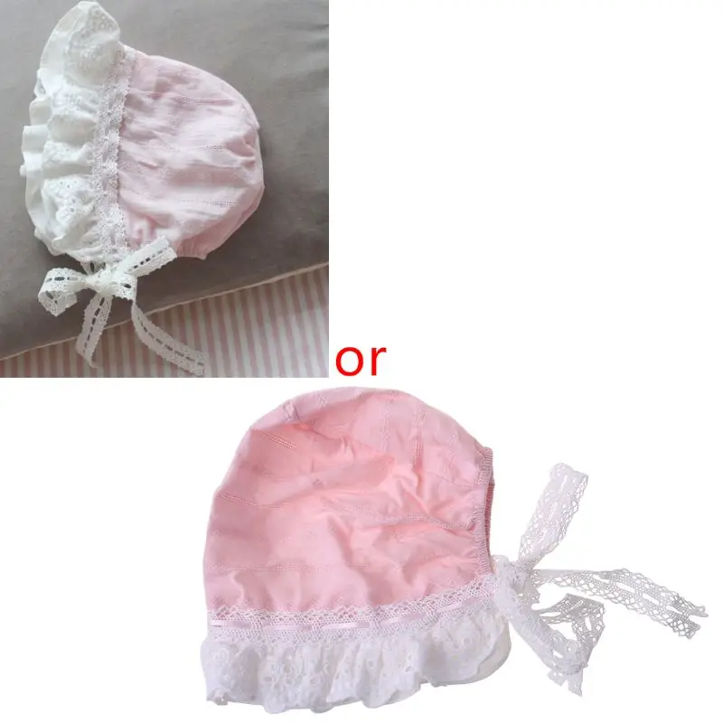 

Q0KB Infant Caps Hat Cap Supplies Baby Girl Breathable Cotton Pastoral