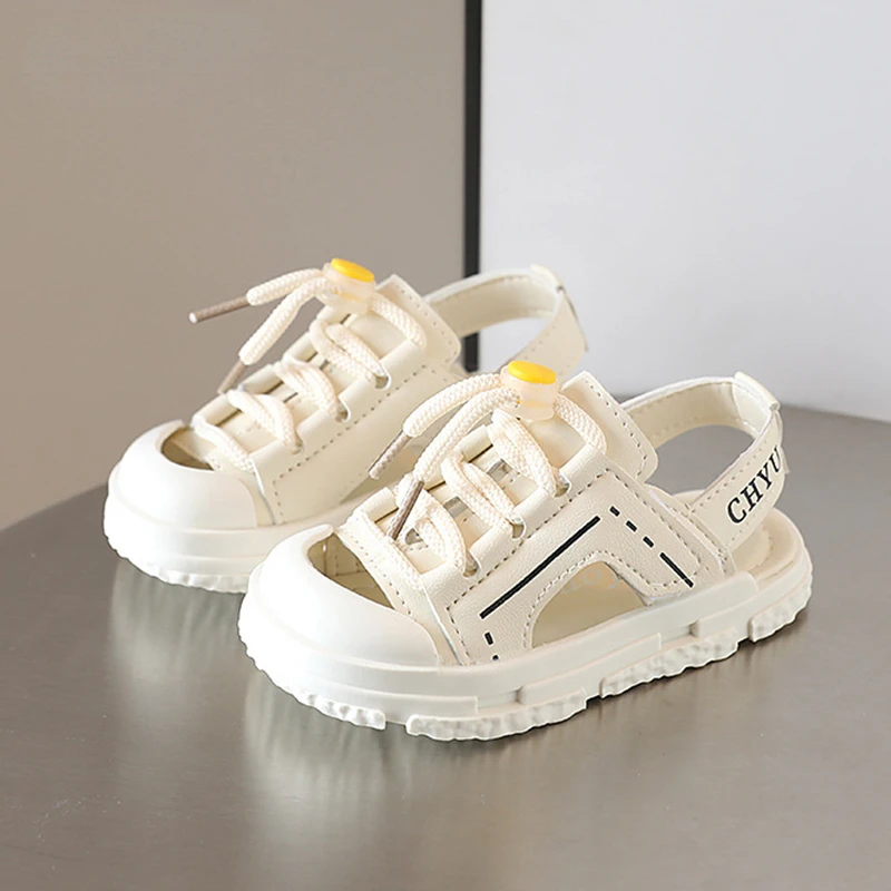 

Size 22-31 Summer Baby Sandals Toe-protection Boys Beach Shoes Soft Bottom Toddler Shoes Sandalias Kids Girls Sport Sandals