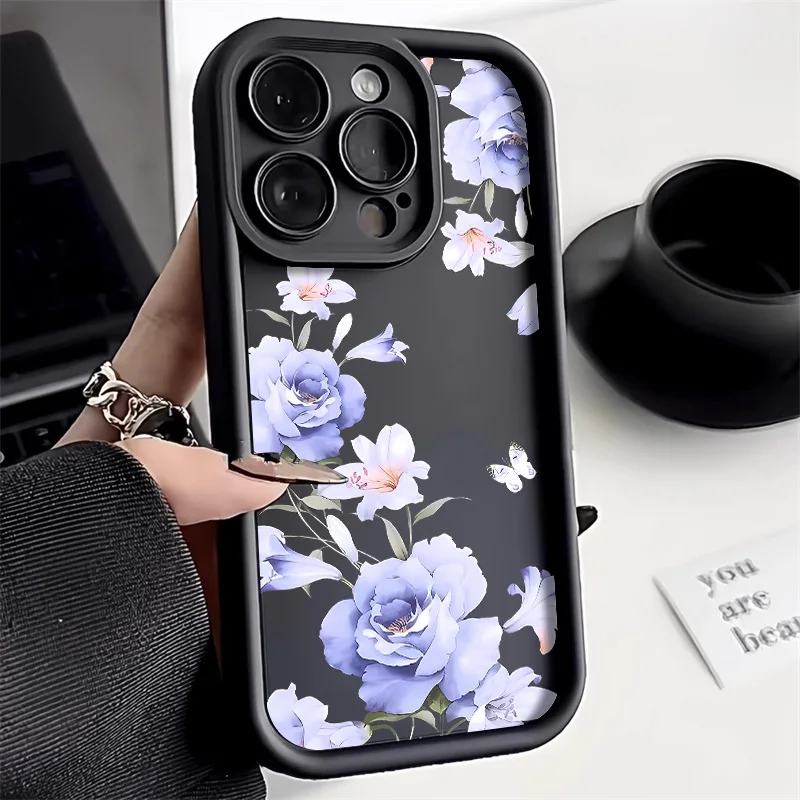 Elegant Floral Phone Case - Stylish Protective Cover with Flower Design