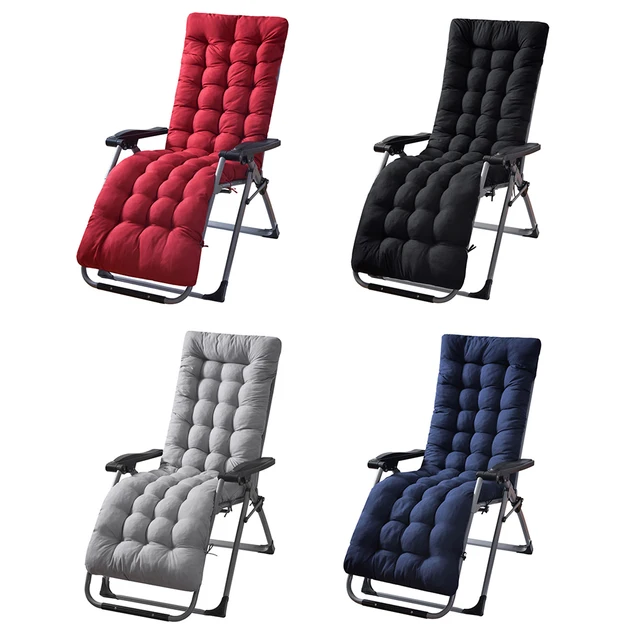 Coussins de Chaise longue en Fiber de Polyester, coussins de Chaise longue de Patio, coussin de Chaise longue d'intérieur et d'extérieur pour voyage et vacances 6