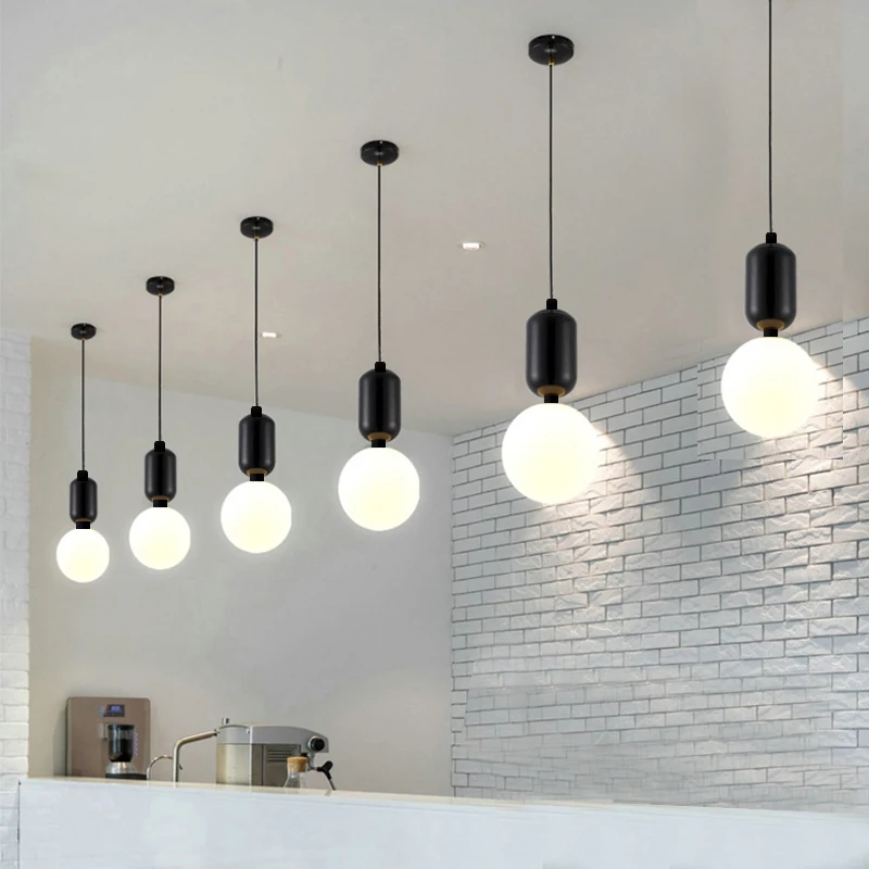 أضواء متدلية زجاجية حديثة للمطبخ وغرفة الطعام مصاب...