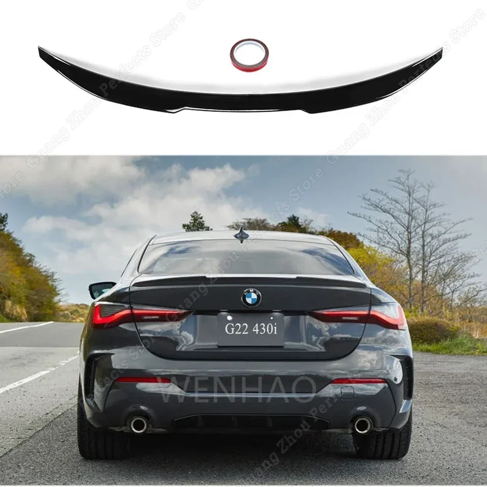 車のリアスポイラー,bmw 4シリーズ,g22,g23,g24,g26,g82,420i, 420d