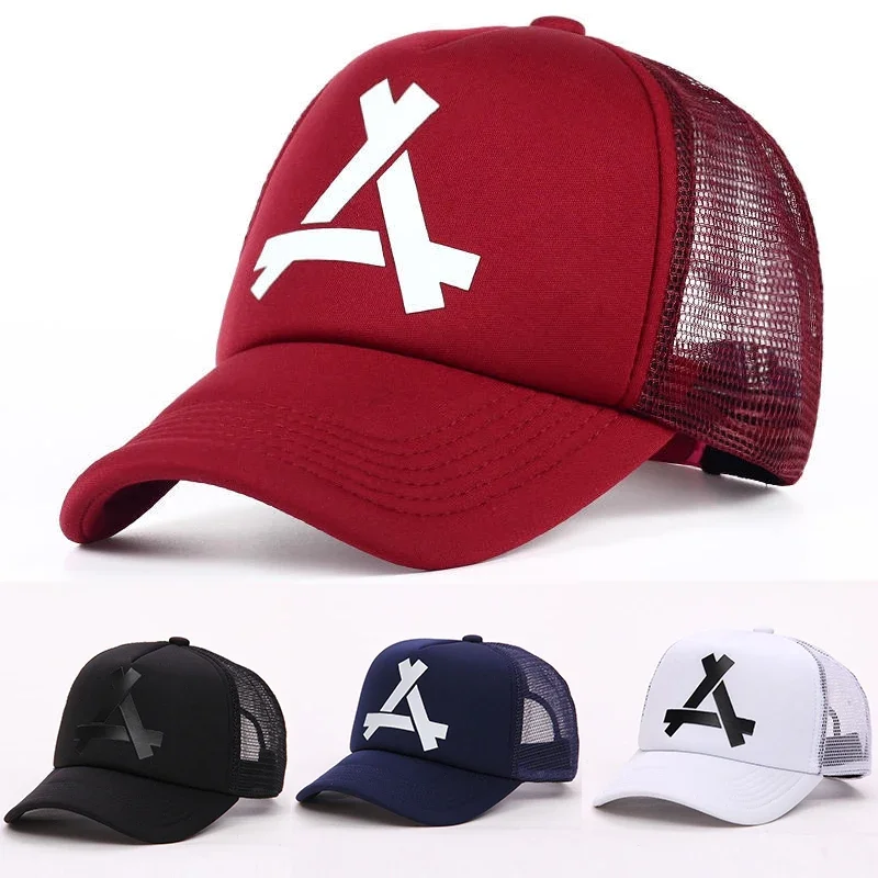 

2023 New Summer Baseball Mesh Caps Snapback Hat Fashionable Sports Hiphop Trucker Hat God Men Women A letter Cap Hats Garros