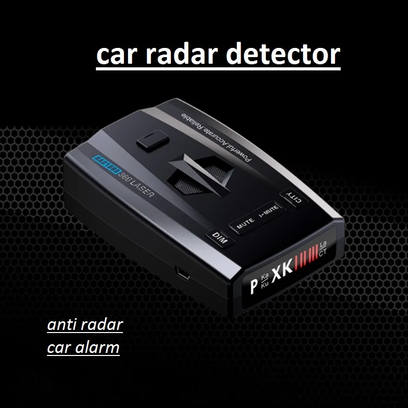 RAD1000 Car Laser Radar Detector 360° Detection Speed Monitor Speeding