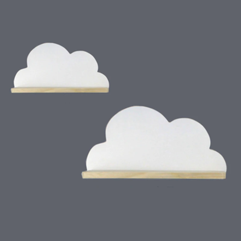 Clouds Floating Shelves White Wood Cloud Shelf Cloud Shelf Kids