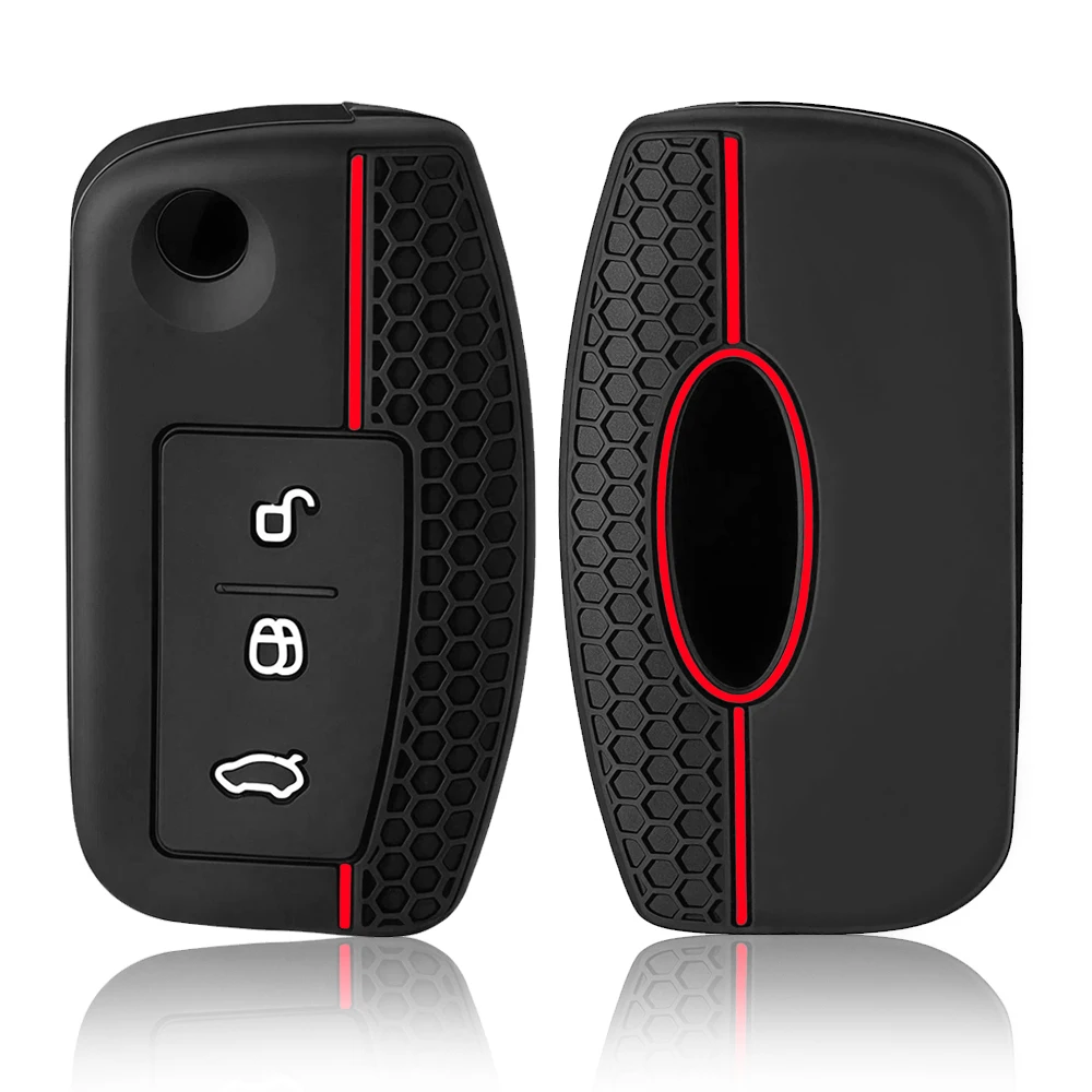 Silicone Car Key Case Cover and Holder - Ford Series