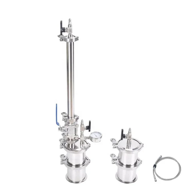 

1extractor Closed Pressure Column Closed Loop Extraction Set Up with Filter and Coil