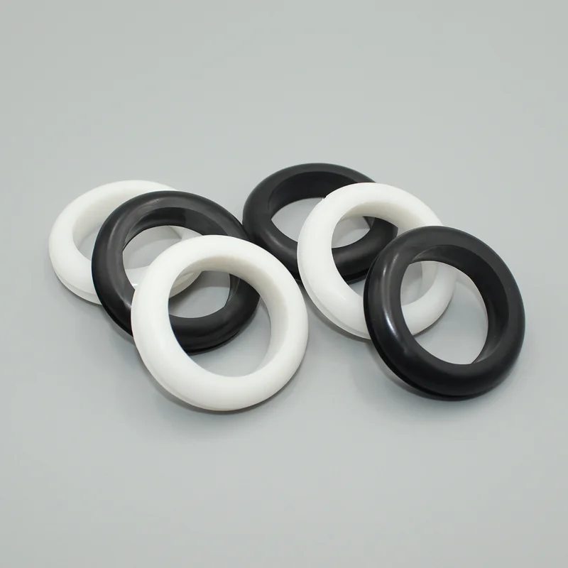 Black White Waterproof Protect Wire Sealing Rubber Cable Grommet Electrical Plug Gasket High Temperature Resistant O Ring Kit rubber grommets ring