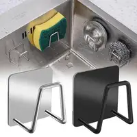 Kitchen Sponge Storages Sink Drain Drying Rack Shelf Toilet Bathroom Sponge Holder Cleaning Sponge Rack Hooks Accessories Tools 1