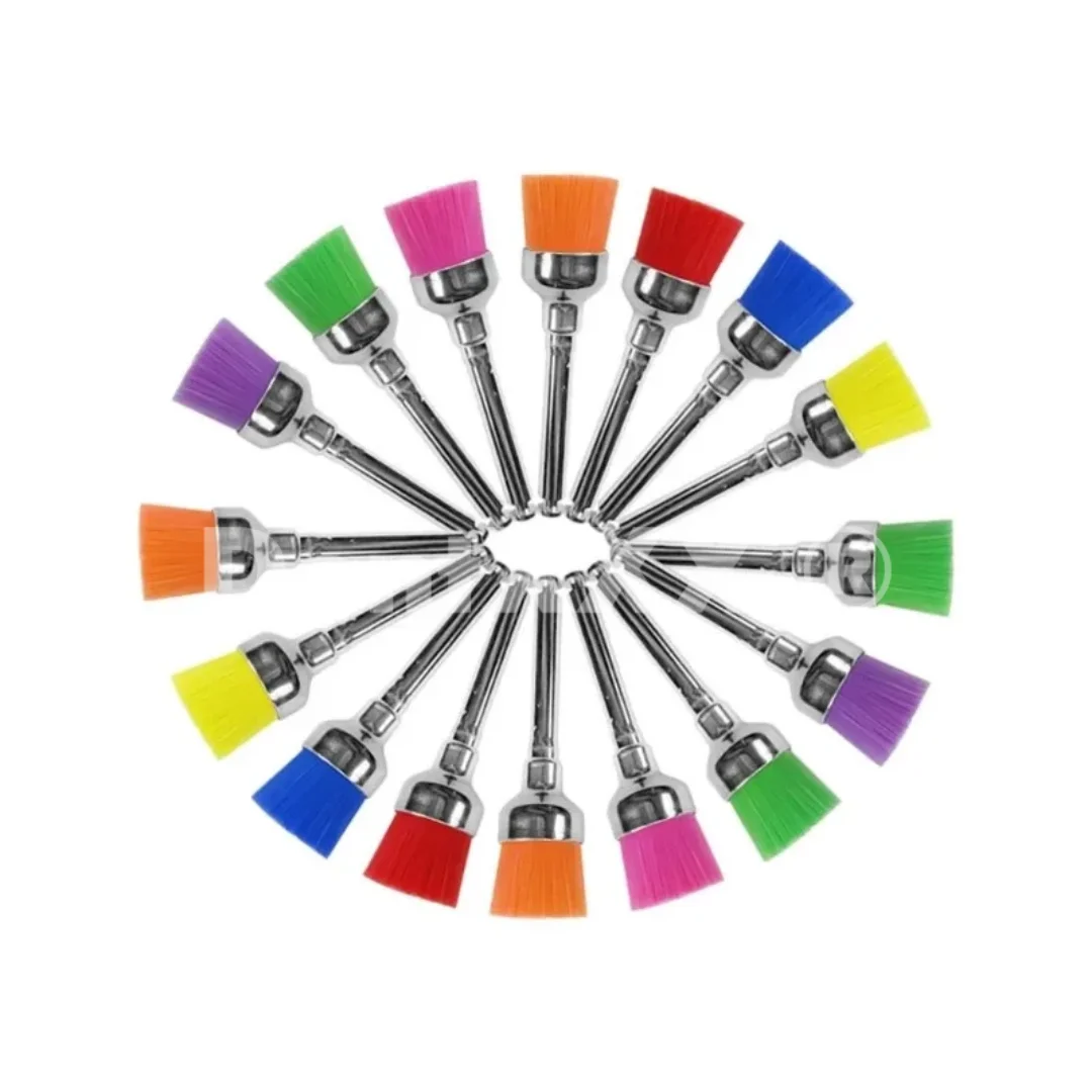 Spazzole per Lucidatura in Nylon, Colorate, Tipo Latch / Ra Shank, per Nail Art, Uso Industriale, Artigianato - immagine 4