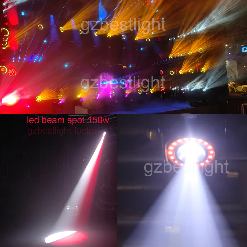LED Spot 150W 3in1 Moving Head Light Beam Spot Wash with Ring 15gobo led light,moving beam light,led stage light,mini led stage light