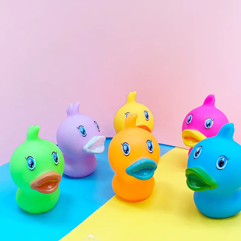 

Little Yellow Duck Bath Toy Enamelled Duck Colorful Ducklings Cute Duck Children's Baby Splashing Swimming Bathroom Toys