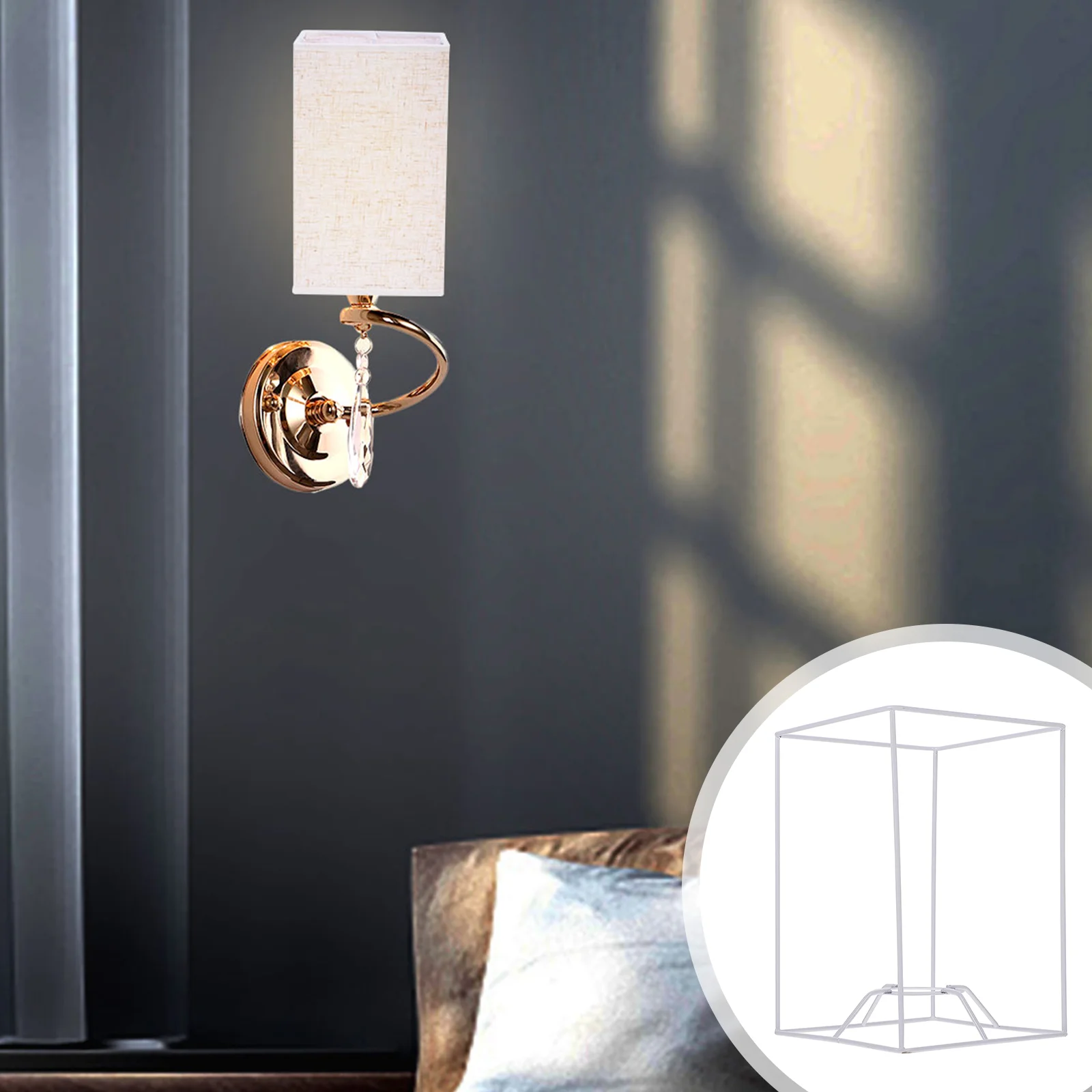 Lampshade Frame Useful Practical Ceiling Light Holder Chandelier Bracket For Shop