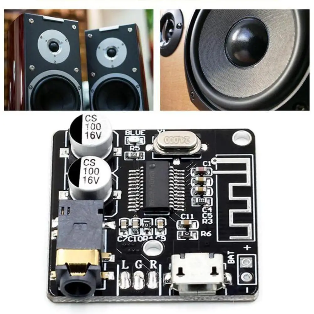 Bluetooth Audio Receiver Board Bluetooth 5.0 Mp3 Lossless Decoder Board Wireless Stereo Music Module MP3 Lossless Decoding audio decoder board bluetooth mp3 decoder
