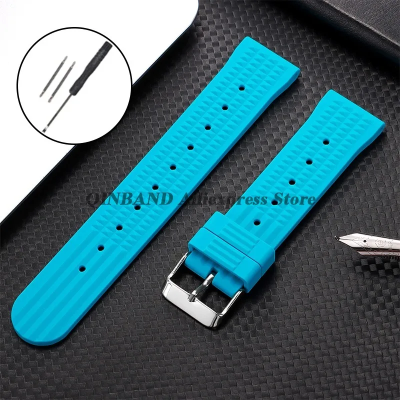 Premium Silicone Waterproof Sport Watchband Replacement Bracelet
