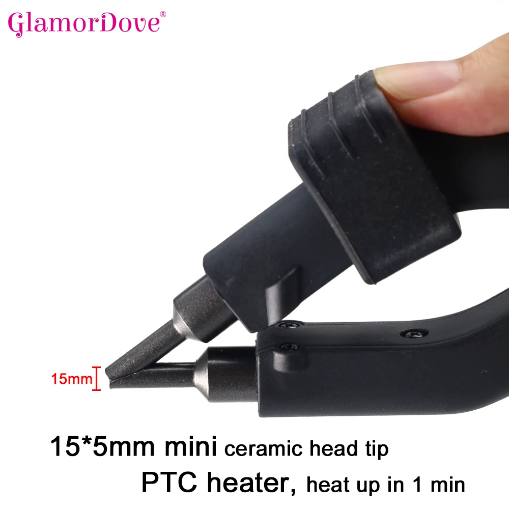 Hot Fusion Hair Extension Melting Tool Keratin Fusion Bonding Tool Hair Extension Heating Iron Glue Gun