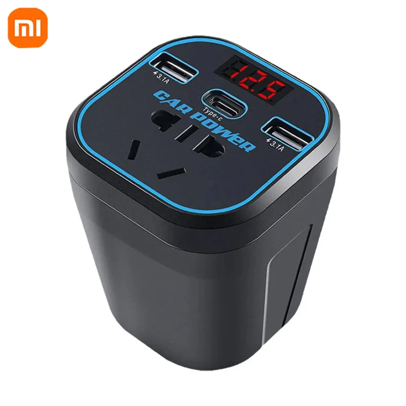 Xiaomi Car Power Inverter 12V/24V TO 220V Converter Type-C Multi-function Charger Socket 3.1A Fast Charger Car Power Converter vehicle inverter,car converter inverter,car inverter,car power converter,power inverter