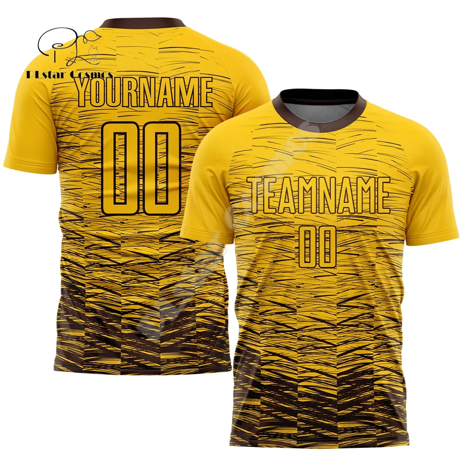 

Custom Name Mesh Breathable Gradient Graffiti Soccer Football Retro 3DPrint Harajuku Summer Streetwear Short Sleeves T-Shirts 18