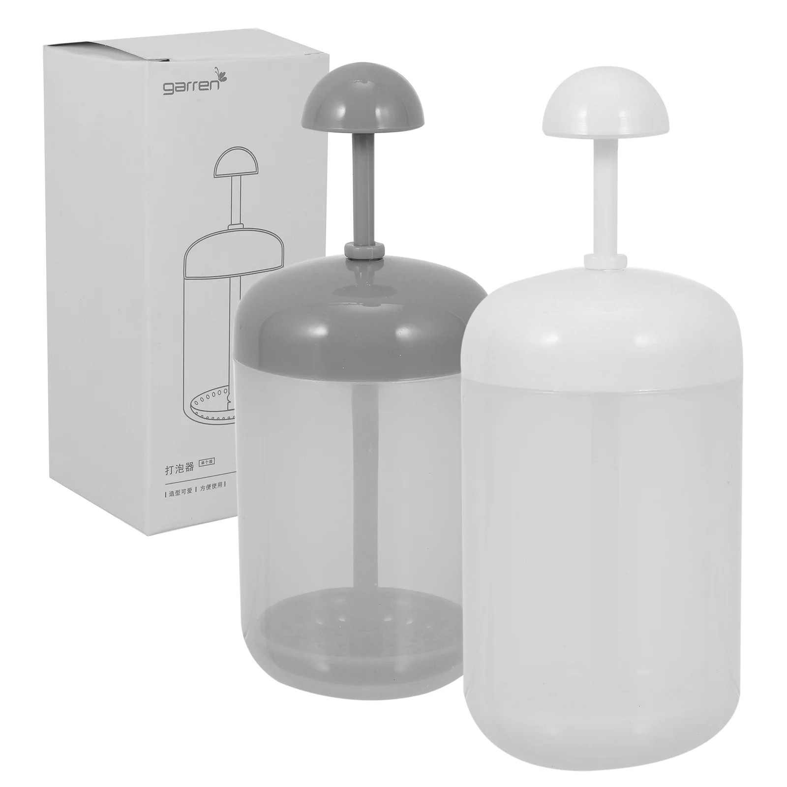 휴대용 클렌징 스킨 케어 액세서리, 핸드 로션 펌프, 디펜서 폼 메이커 컵, 세안용 클렌징 밀크, 2 개  Best5