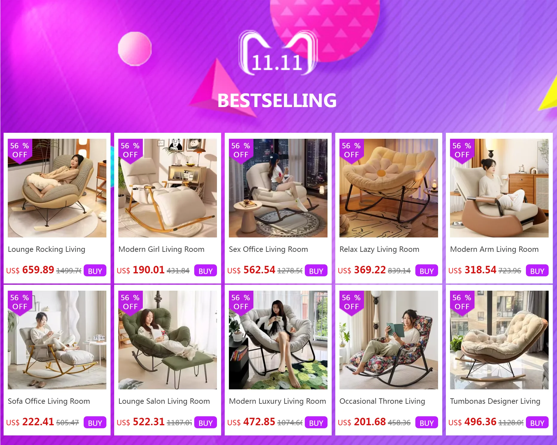 Description Picture 2 of itemLuxury Salon Living Room Chairs Nordic Girl Arm Sofa Reading Balcony Chairs Comfortable Portable Sillon Lounge Suite Furniture