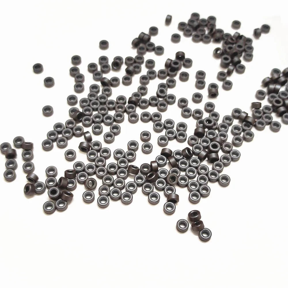 Ferrite Filter Core 100pcs Small Ferrite 4*2*2mm Anti-interference Inductor Cores EMI Filter Ring Nickel Zinc through Flux 4x2x2 mm