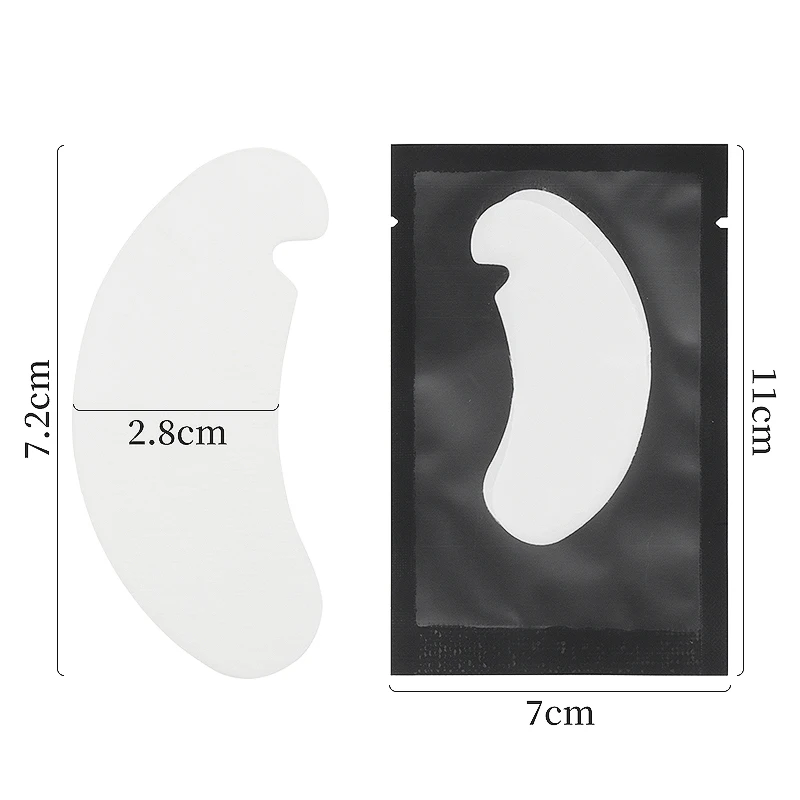 Eyelash Patches Eyelash Patch Eyelash Extension Tape Eyelash Pads Eyelash Accessories Eyelash Extension Supplies 50 Pairs Eyelash Extension Hydrogel Patches Grafting Eyelashes U Shaped Gel Eye Pads