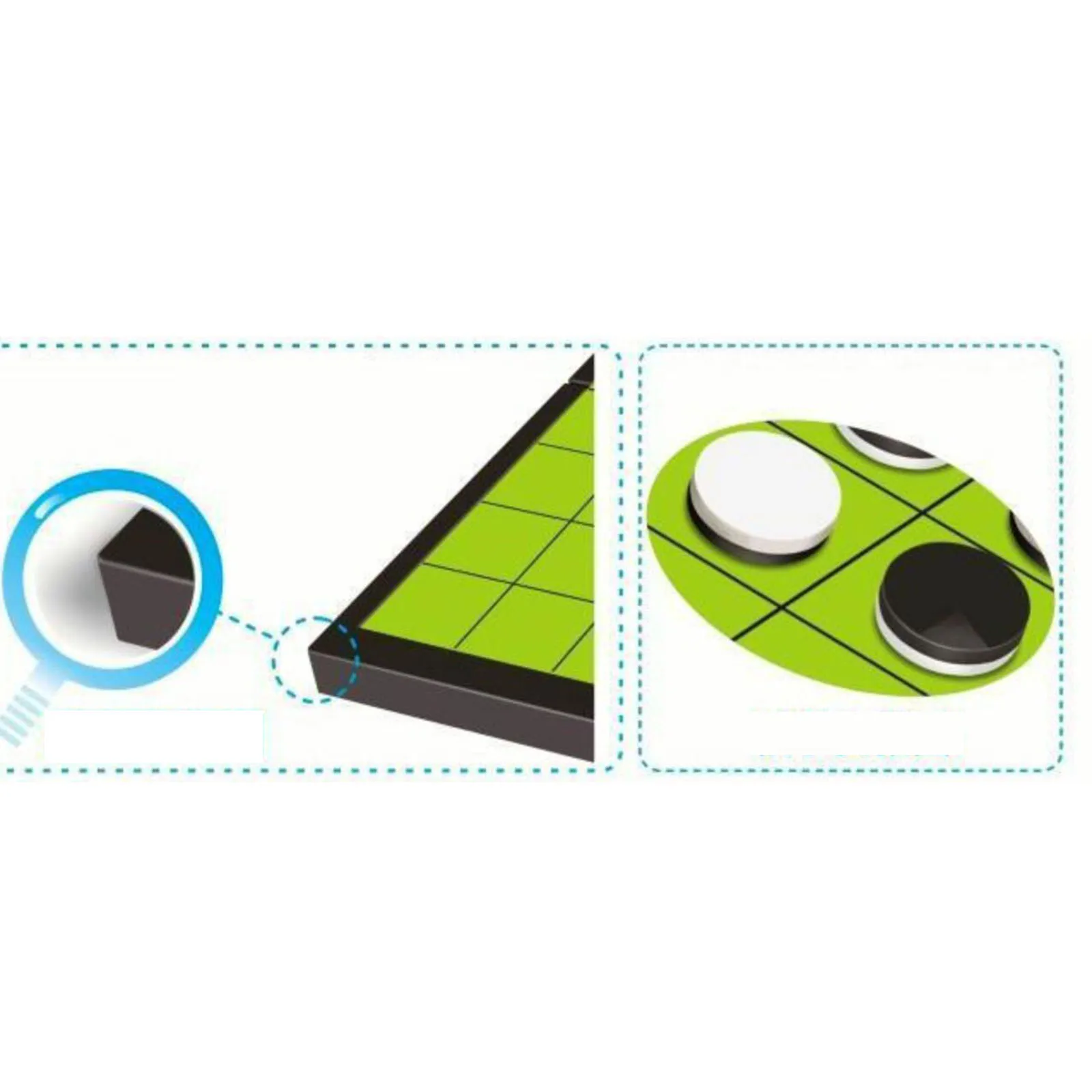 Reversi Chess with Folding Board 64 Game Pieces Portable Folding Reversi Othello Board Chess for Kids Adults board game table games folding chess board