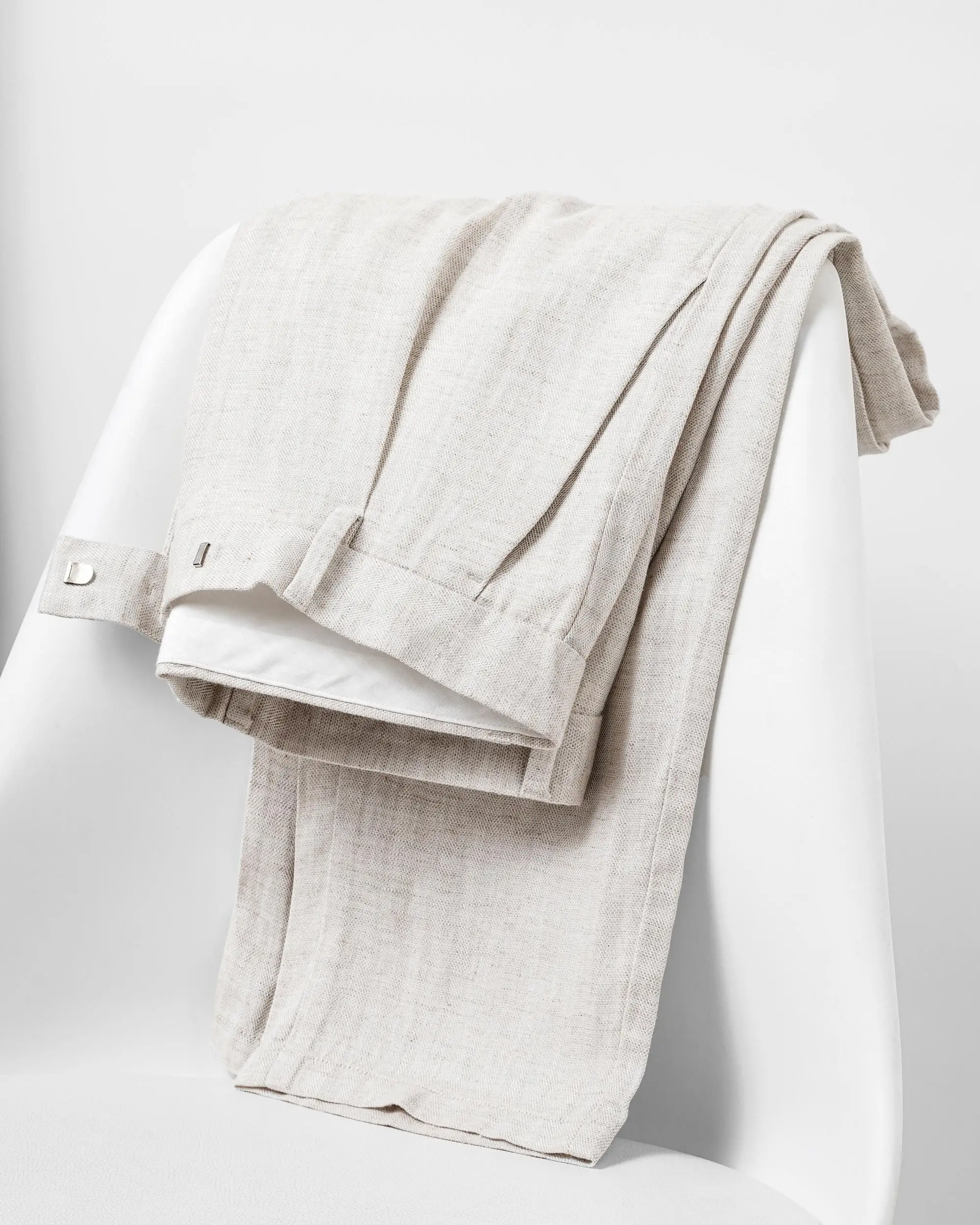 Frühling und Sommer Neuer Stil Lyocell-Leinen Freizeithosen für Herren, Business Gentleman-Stil Gerade Geschnittene Freizeithosen, Große Größen Lose Lange Hosen für Herren – Detail 20