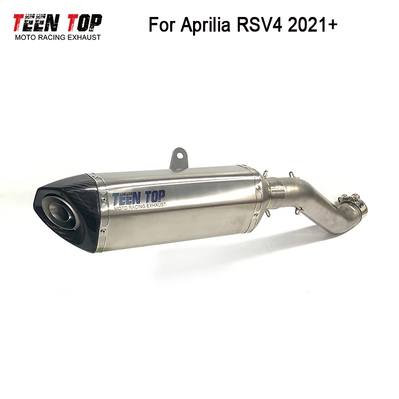 Motorcycle Exhaust Muffler For Aprilia RSV4 Exhaust 2021 2022 2023 RSV4 Exhaust Titanium Slip On Moto Exhaust System - Image 4