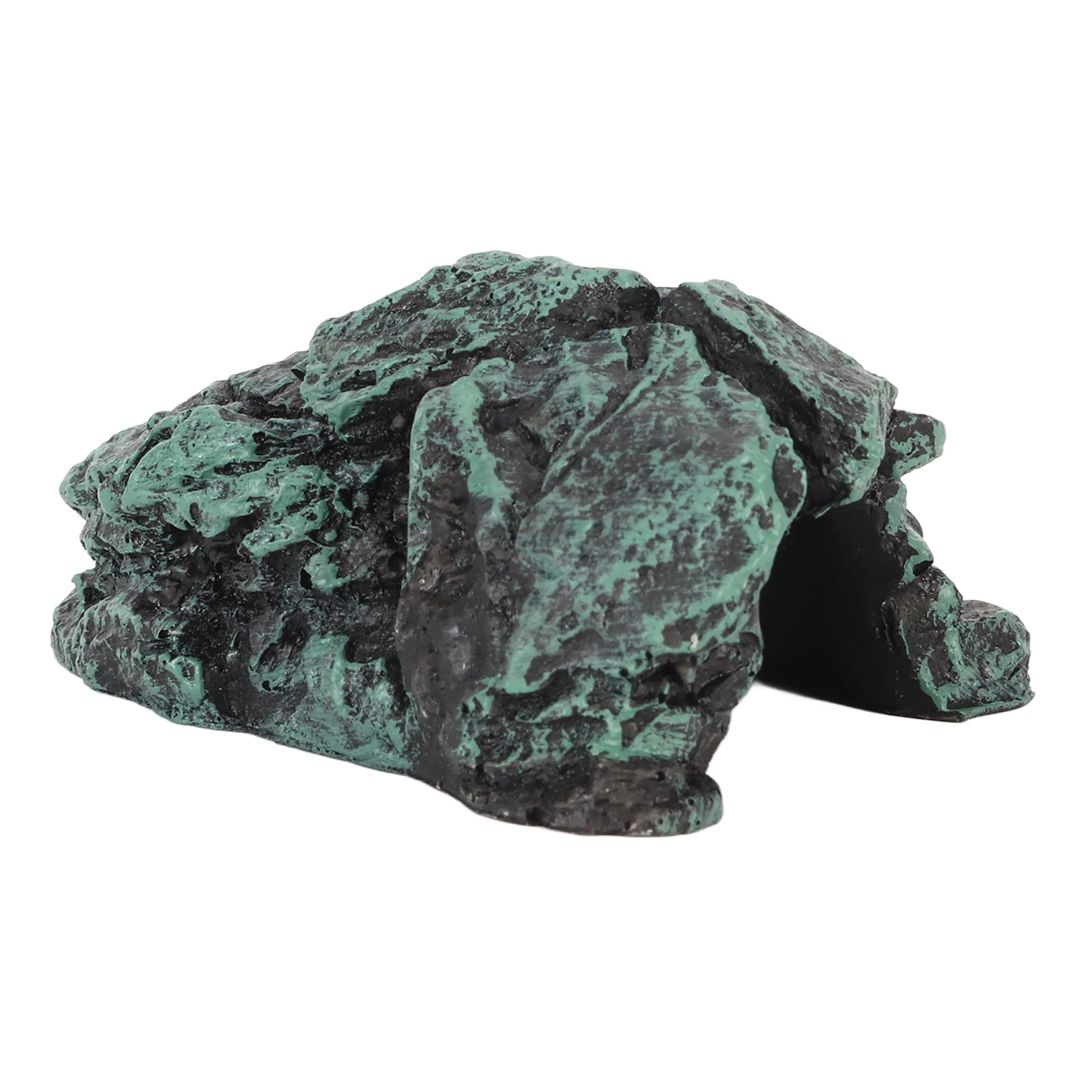Reptielenrotsschuilplaats Simulatie Realistische Veilige Comfortabele Hars Rotsschuilplaats voor Terrariumdecoratie - hoogwaardig product