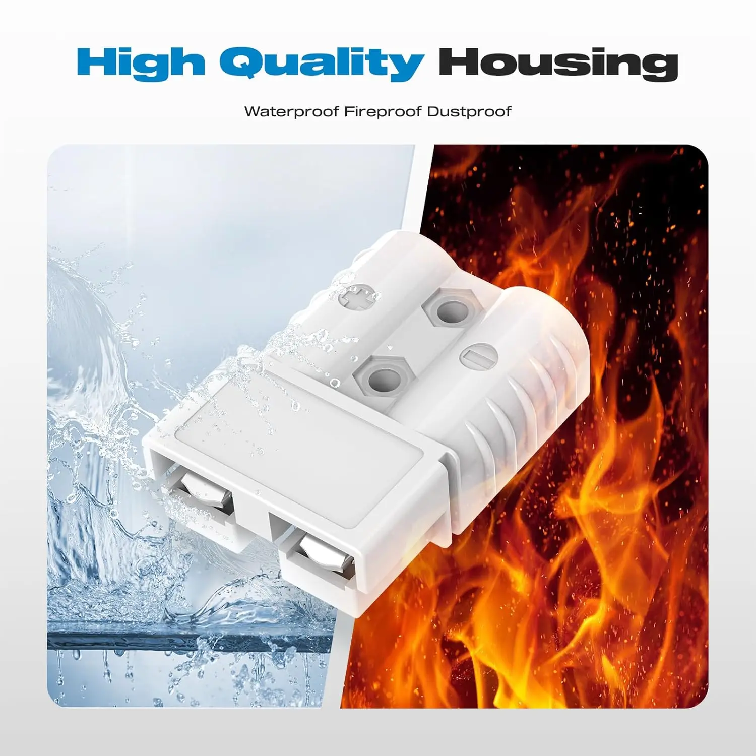 Plug Connectors 5/10pcs 50A/120A/175A/350A Anderson Style Plug Connectors 12-24V DC Power Tool Power Charger Battery Electronic Accessories
