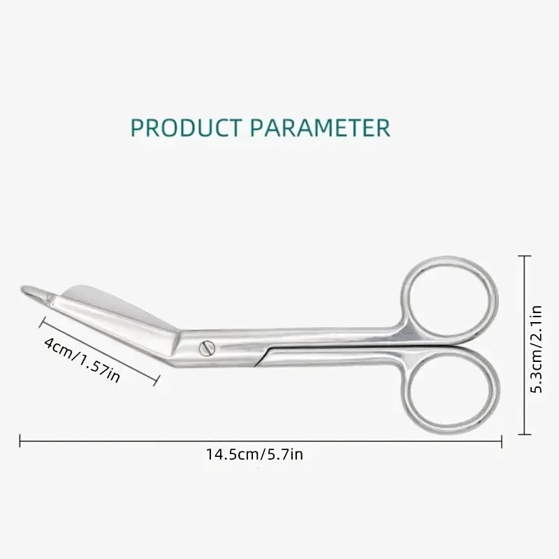 Surgical Scissors 11/14CM Stainless Steel Gauze Bandage Scissors Dressing Surgical Scissors Household Plaster Nurse