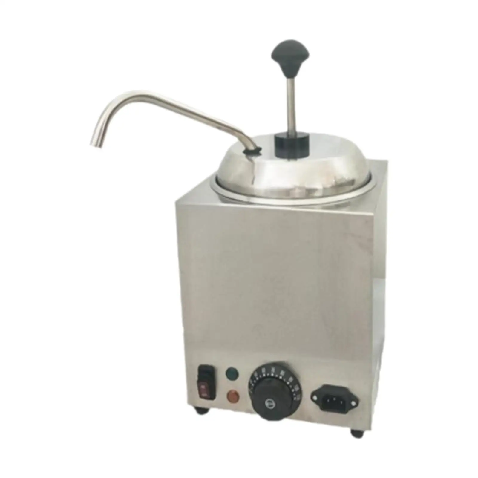 Electric Nacho Cheese Dispenser Practical Stainless Steel Electric Cheese Dispenser Fudge Warmer for Home Restaurant Kitchen