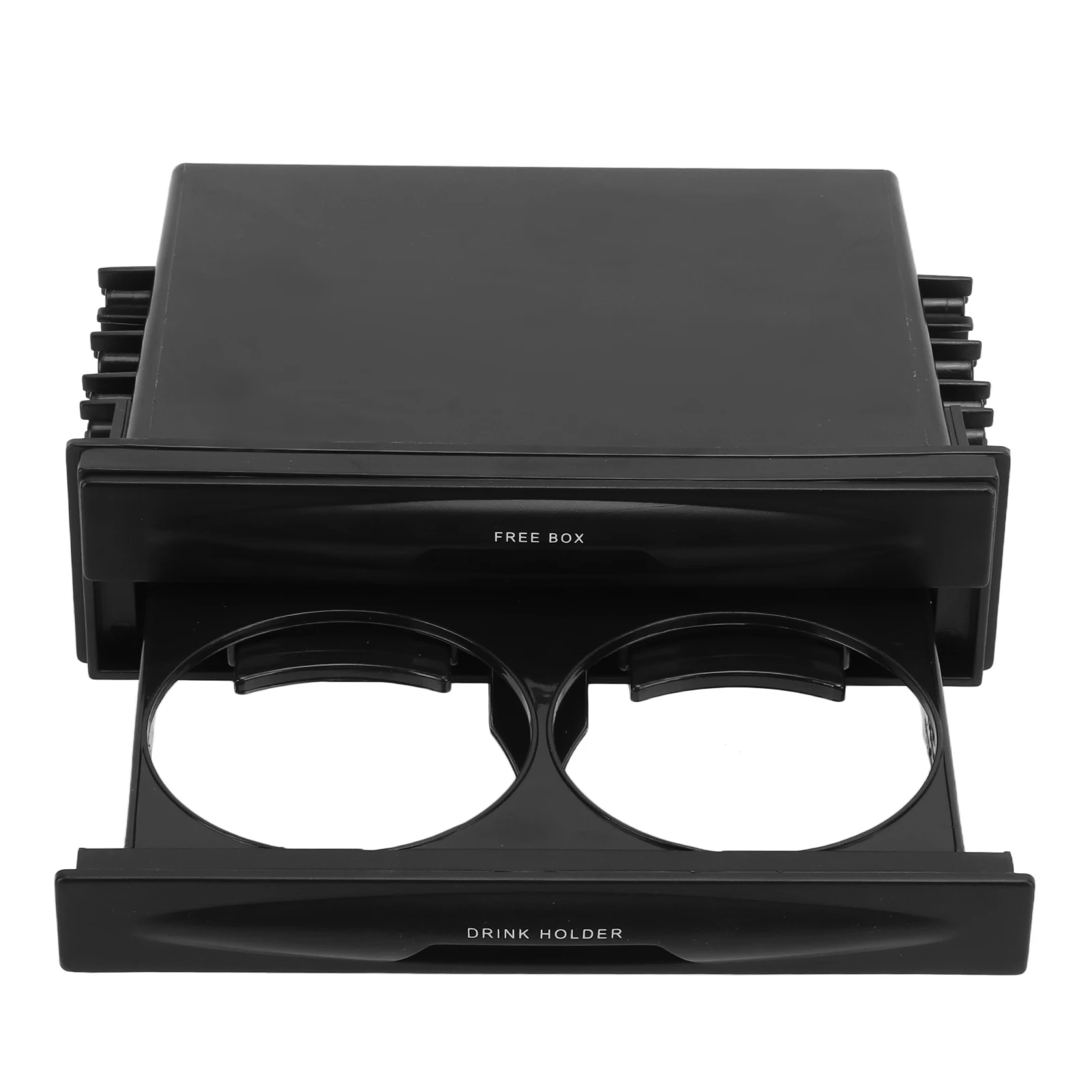 Car Radio Cup Holder 2 in 1 Multi Purpose Universal Car Stereo Storage Box for Organizing Items car meters holder