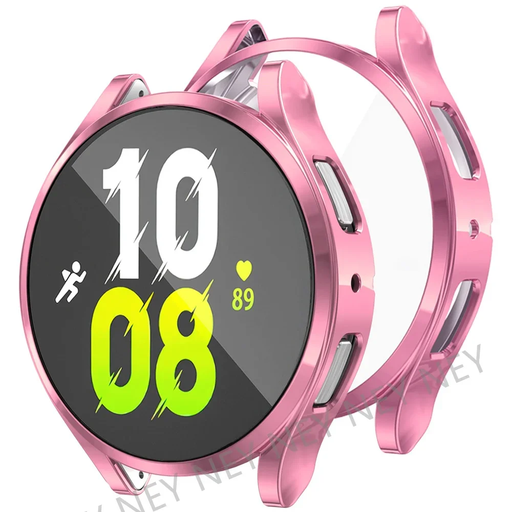 Premium TPU Protective Case with Full Cover Bumper and Screen Protector for Samsung Galaxy Smartwatches