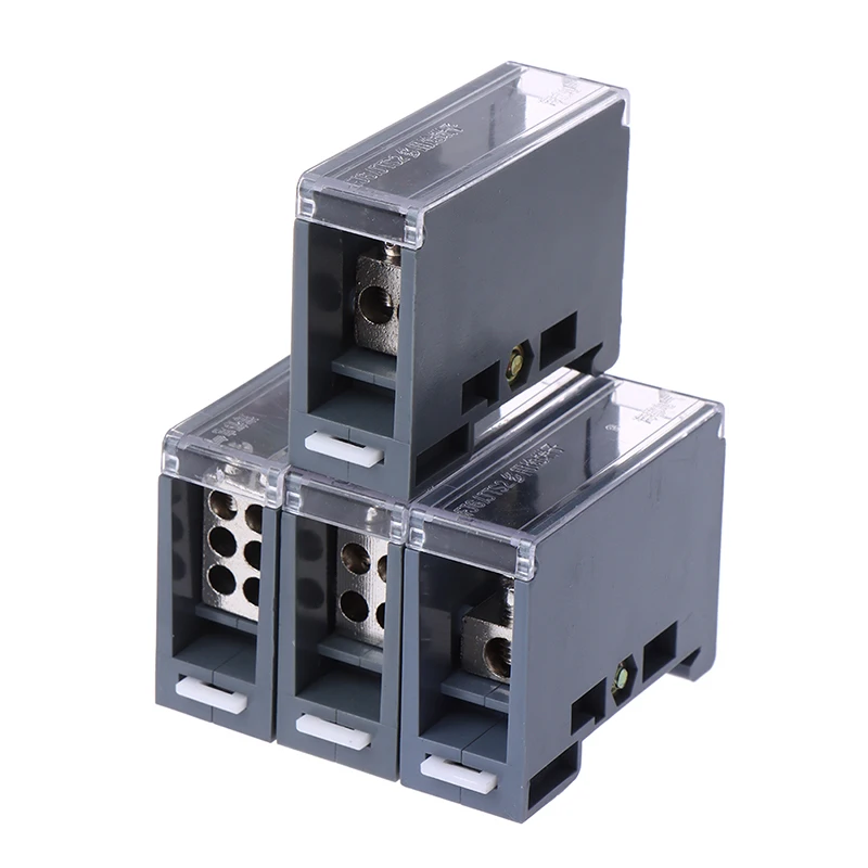 1PCS 1 in 1/2/4/6 Out 150A Din Rail Terminal Block Distribution Box One in Multiple Out Power Junction Box for Circuit Breaker