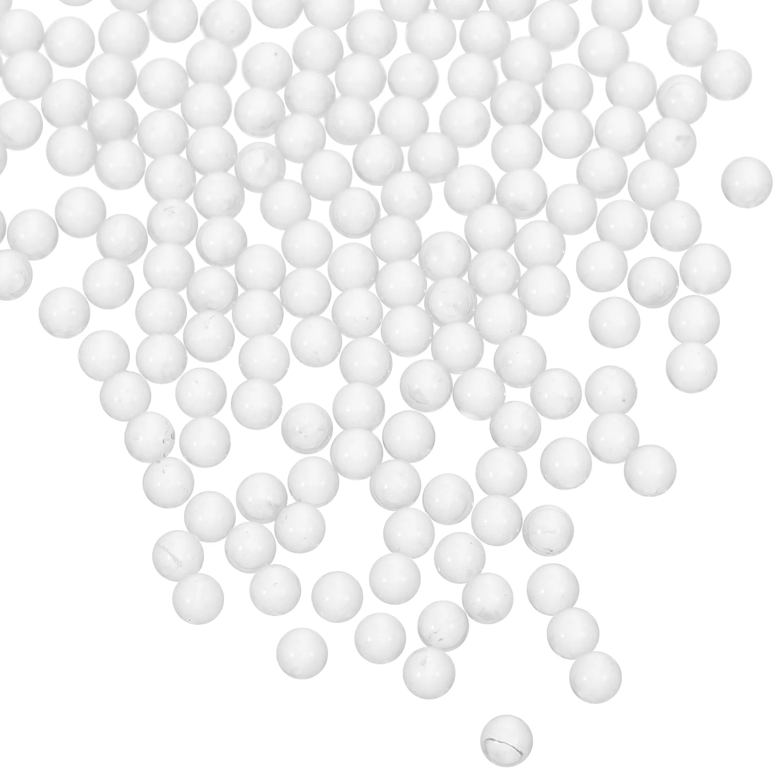 

2000 Pcs Solid Glass Ball Clear Balls Sphere Transparent Decorate Mini Bags