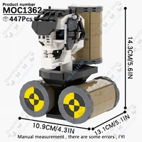 MOOXI Anime Series Skibidi Toilet Figures Cameraman Battle Robot Building Blocks Model MOC Bricks DIY Montessori Toys Kids Gifts 4