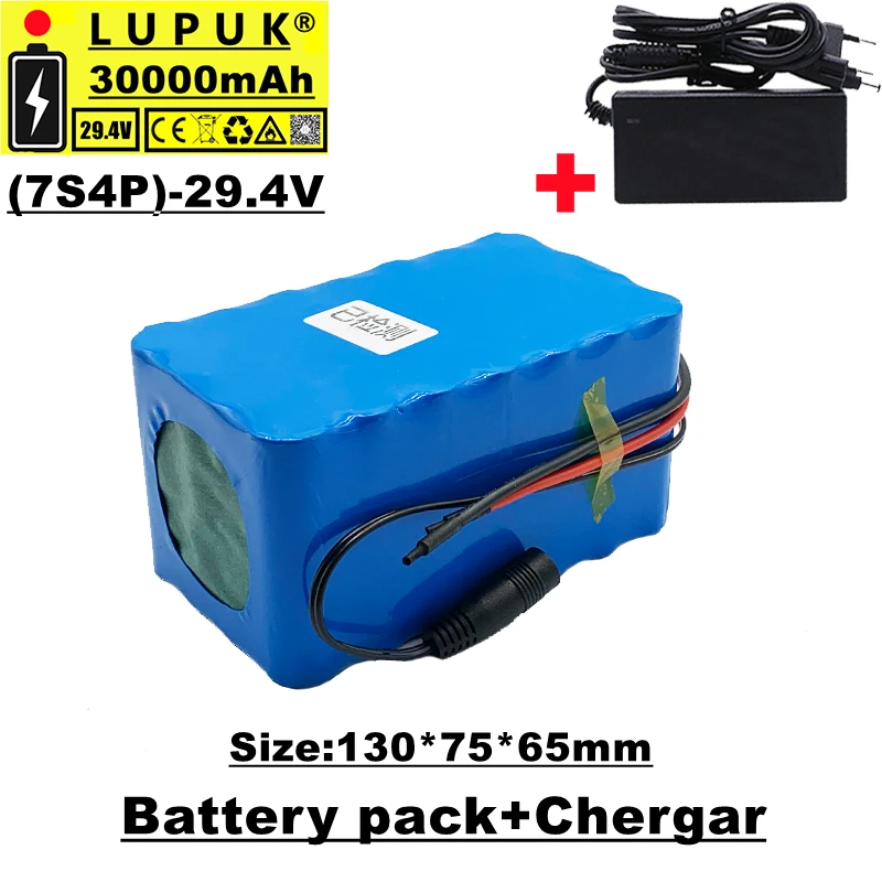 24V lithium ionen akku, 7s4p 29V 30ah, geeignet für fahrräder ...