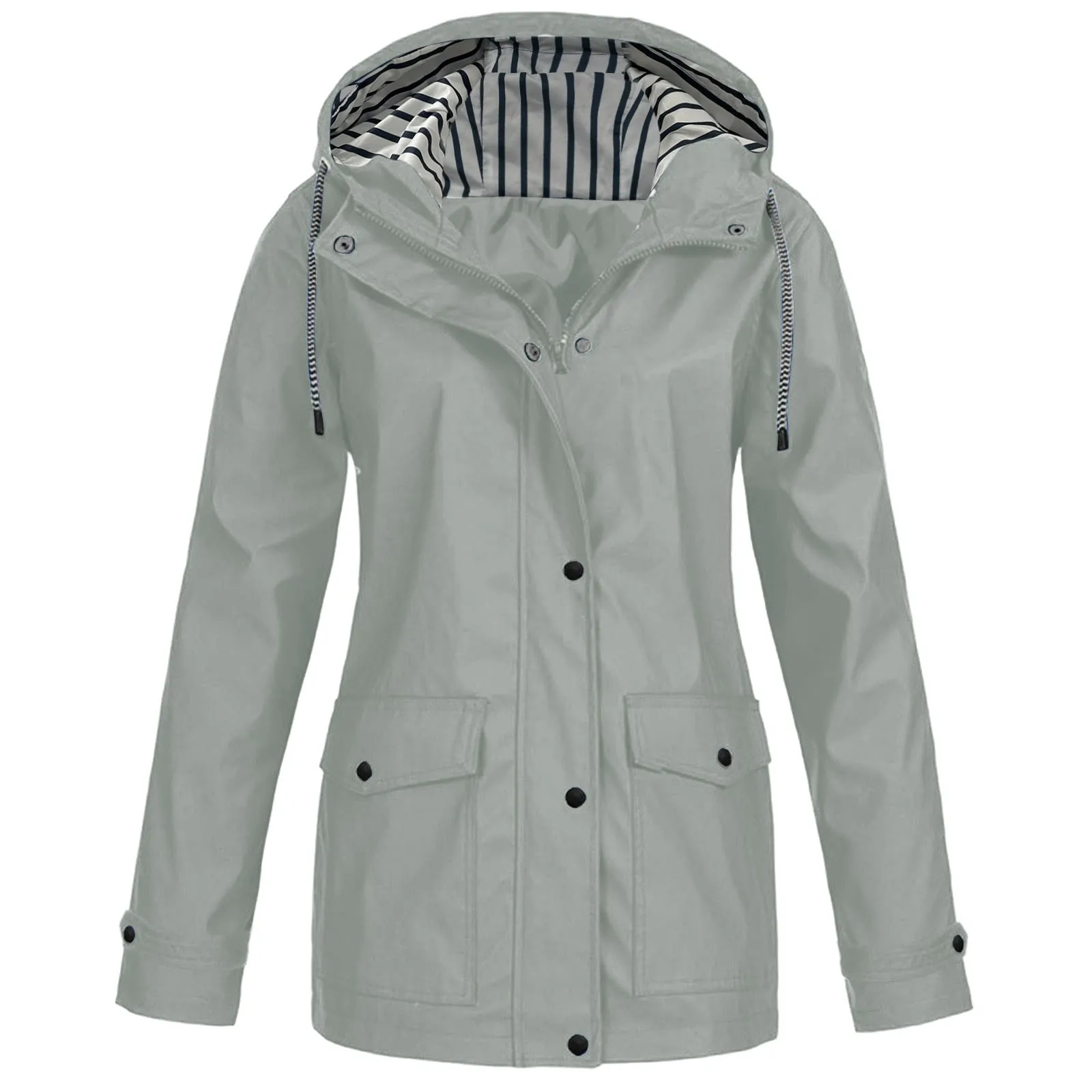 

2023 Women's Thick Coat Fashion Autumn Winter Plus Velvet Outdoor Jacket Windproof Waterproof Mountaineering Hooded Overoat