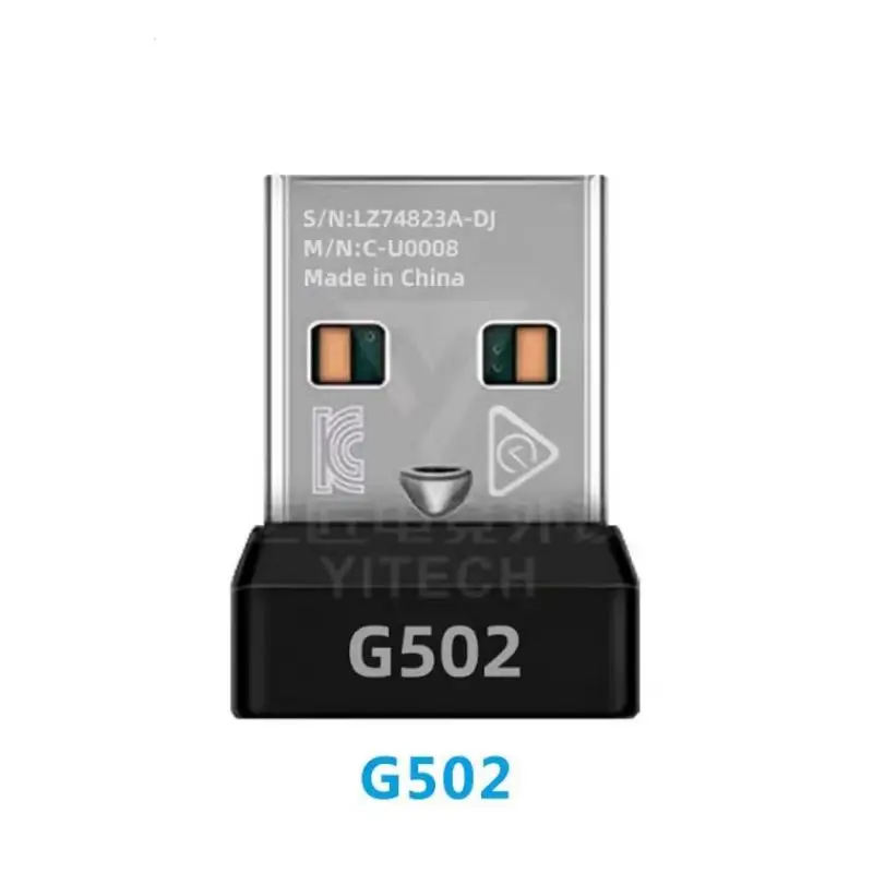 Logitech g pro gprox g903g502g304마우스 어댑터용 100개/대 USB 수신기 무선 어댑터.