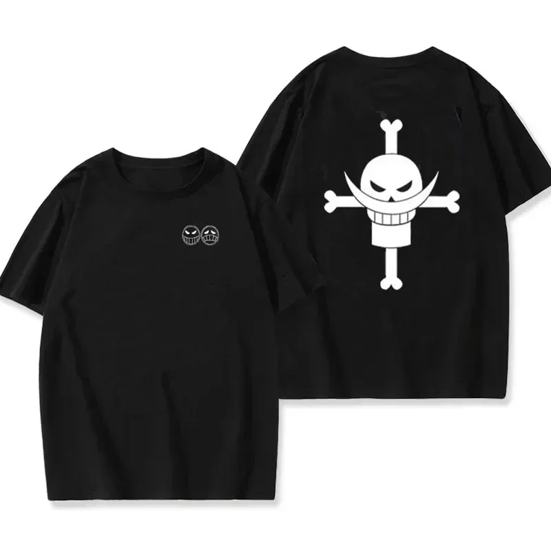 Pirate Ace Edward Newgate T-shirt Men Women Cosplay T Shirt Cotton Short-sleeve Tees Tops Japanese Anime Harajuku Clothing matching tshirts,casual t shirt,kids t shirt