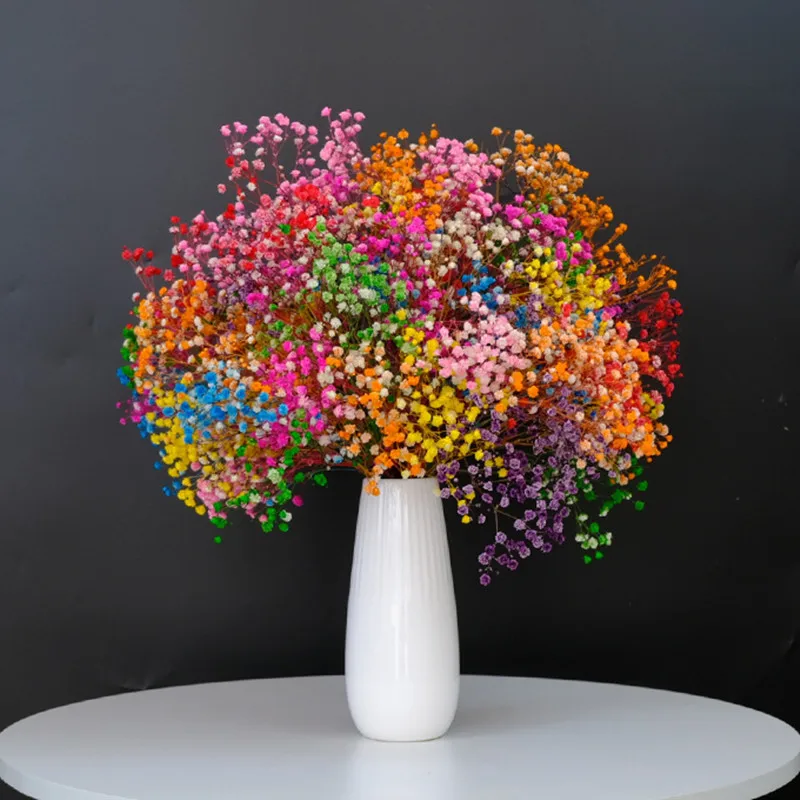 

Dried Flowers Preserved Natural Gypsophile Decorations for Home Mariage Boheme Natural Flowers Wedding Bouquet Bouquets