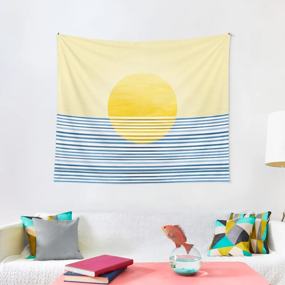 

Minimalist Golden Sunset Tapestry Home Decorations Wall Coverings Tapestry