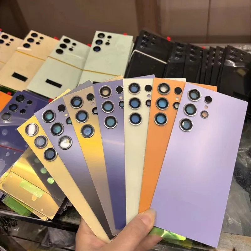 S24Ultra Housing For Samsung Galaxy S24 Ultra S928 6.8" Glass Battery Back Cover Repair Replace Door Rear Case + Camera Lens Sff3dd80dbb3247a8b9c3908b3ffd7819e