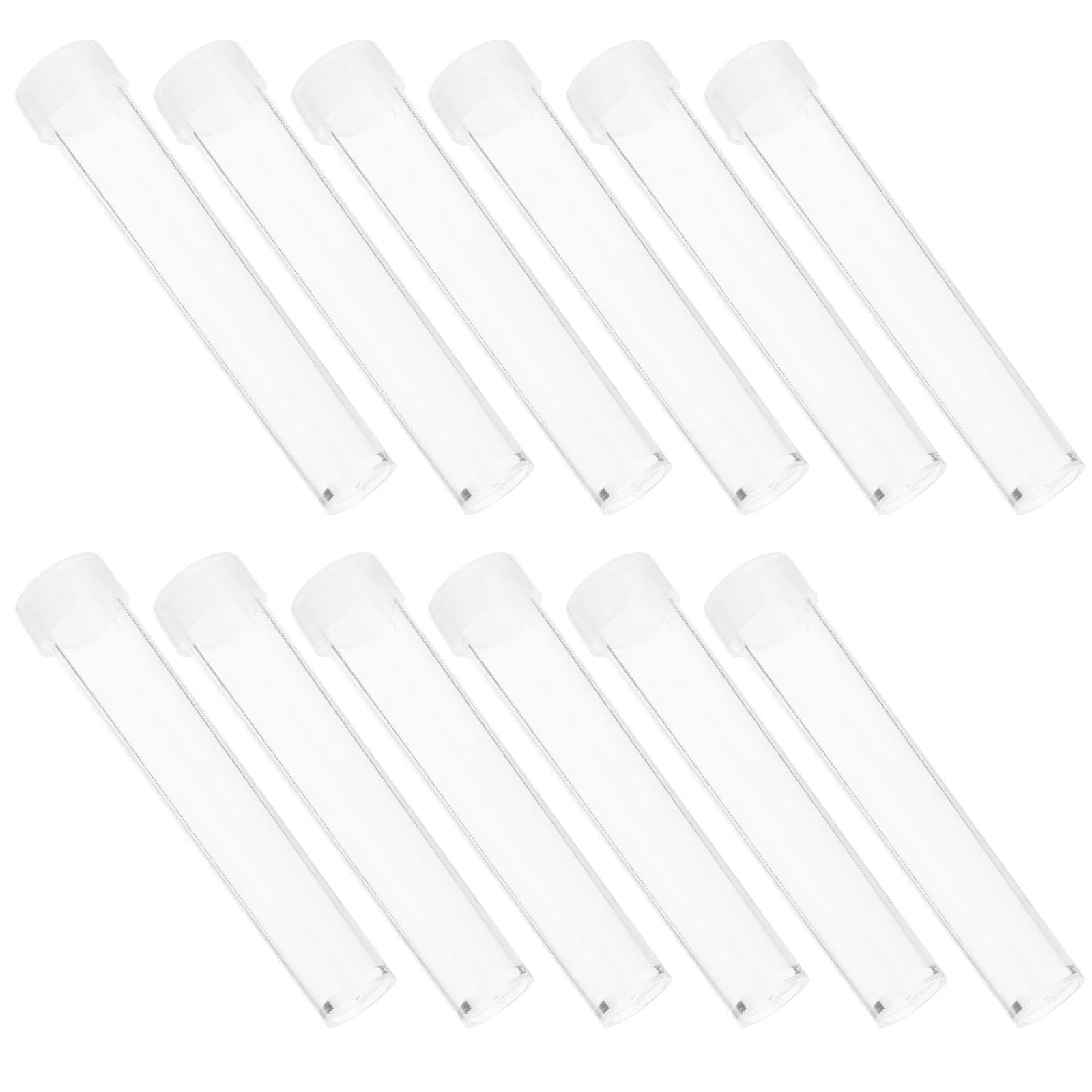 

Прозрачная пробирка, 25 шт., пластиковая прозрачная пробирка, лабораторные лампы для пробирок с крышками