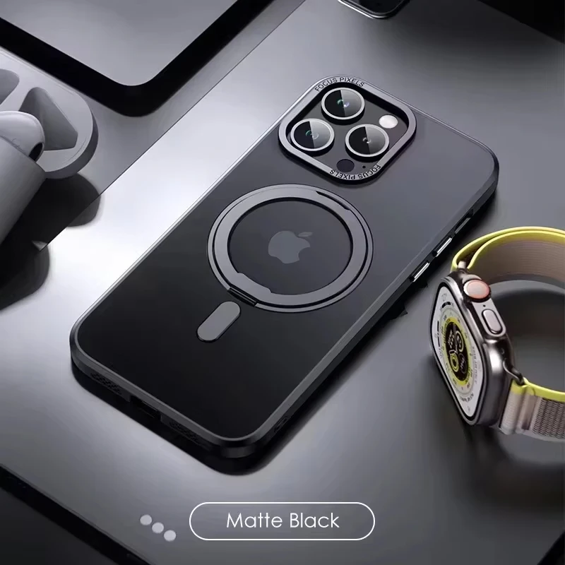 ตัวเลือกสินค้า เคสแม่เหล็กหมุนได้ 360 องศา สำหรับ iPhone 12-17 Pro Max